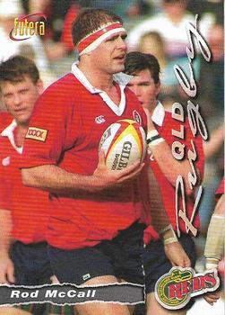 1996 Futera Rugby Union #41 Rod McCall Front